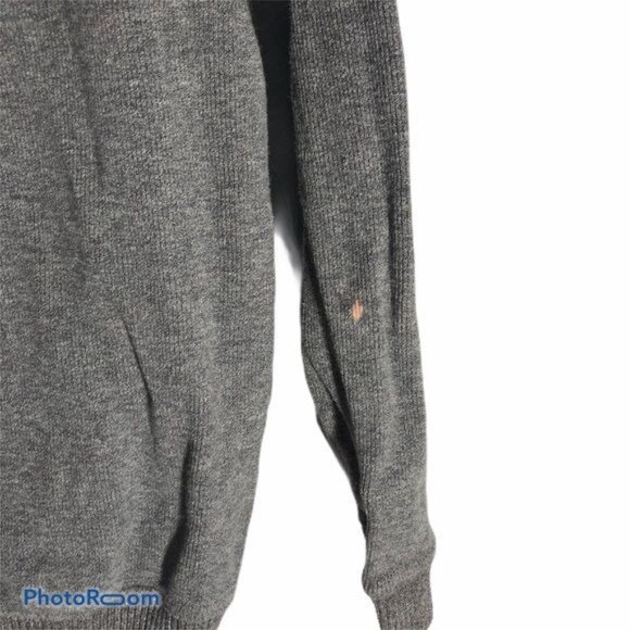 tasso elba gray turtle neck sweater long sleeve cotton medium armpit to armpit 2 - Picture 6 of 8